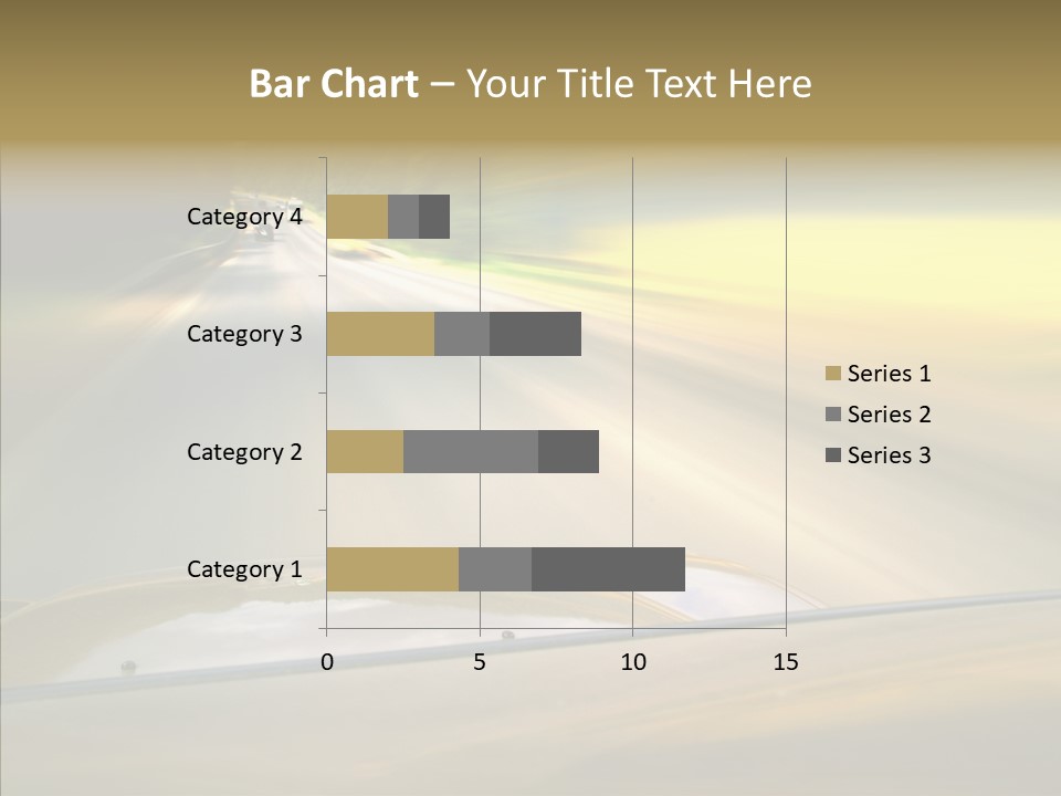Speed Rear View Driver PowerPoint Template