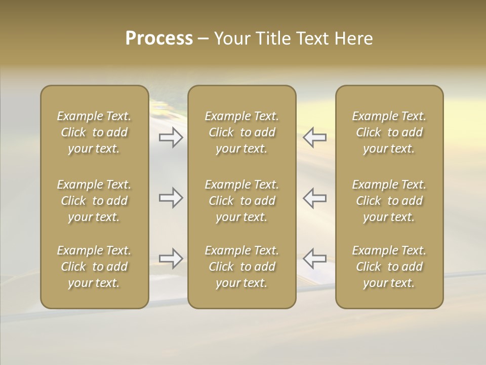 Speed Rear View Driver PowerPoint Template