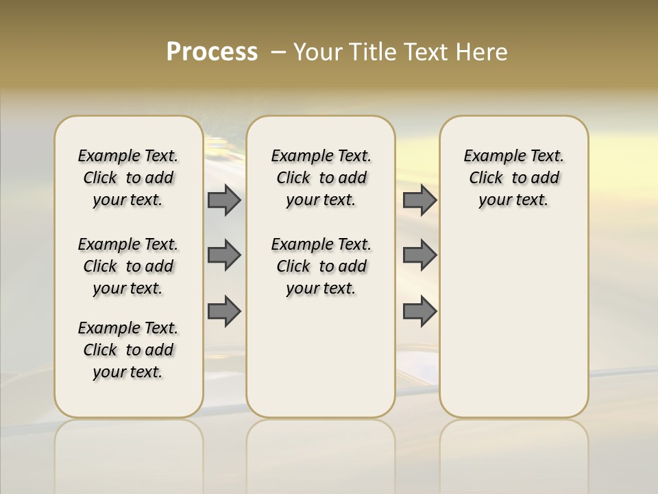 Speed Rear View Driver PowerPoint Template