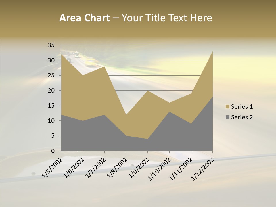 Speed Rear View Driver PowerPoint Template