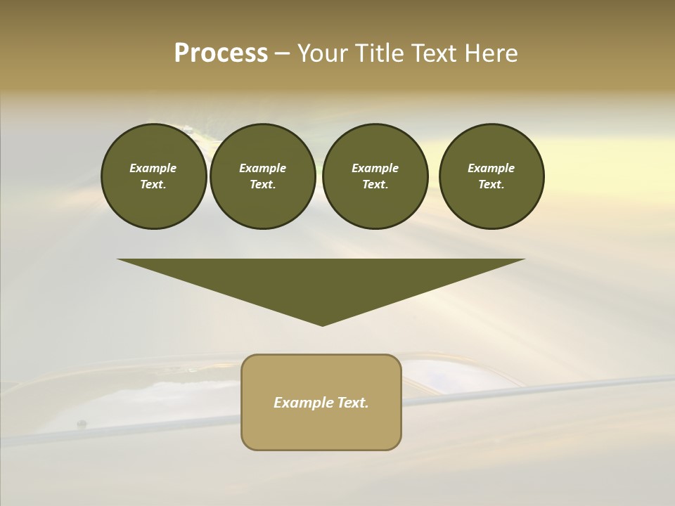 Speed Rear View Driver PowerPoint Template