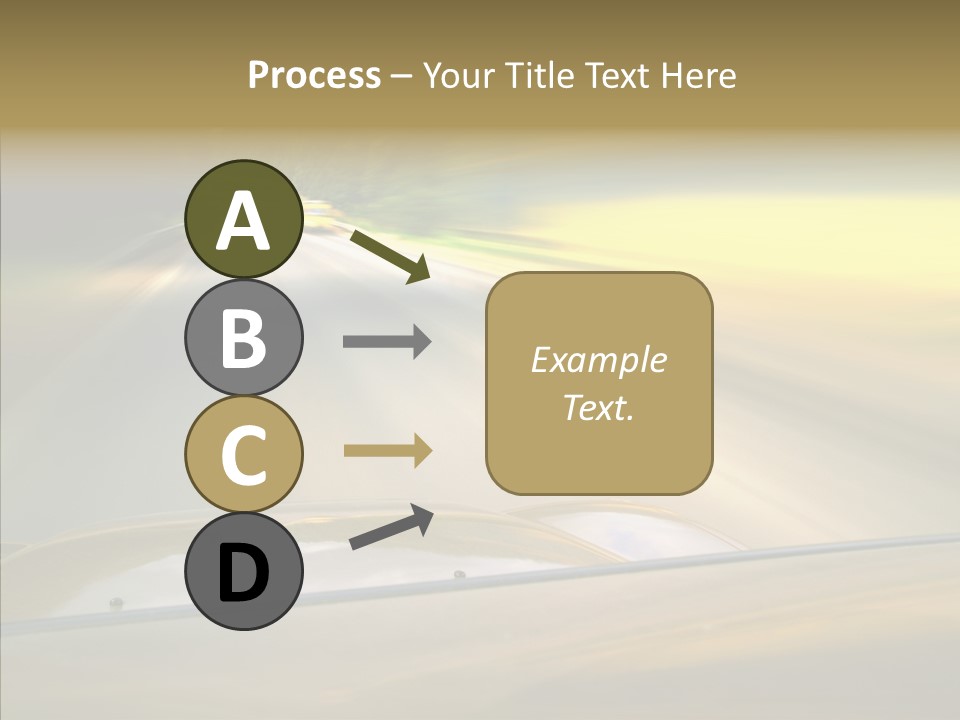 Speed Rear View Driver PowerPoint Template