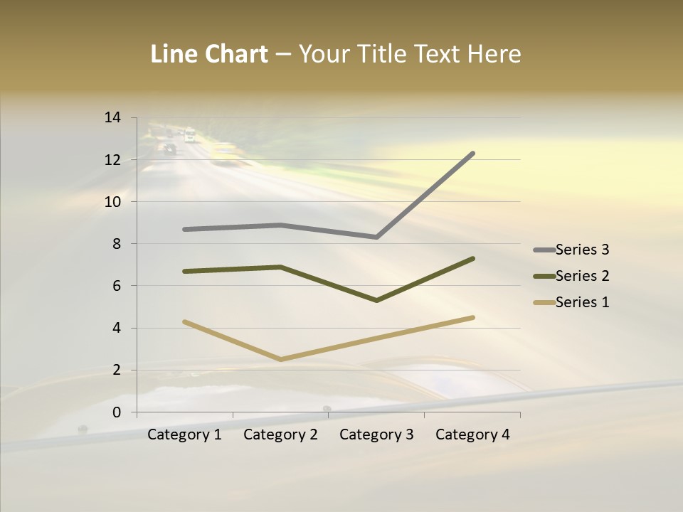 Speed Rear View Driver PowerPoint Template