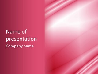 Lines Style Pink PowerPoint Template