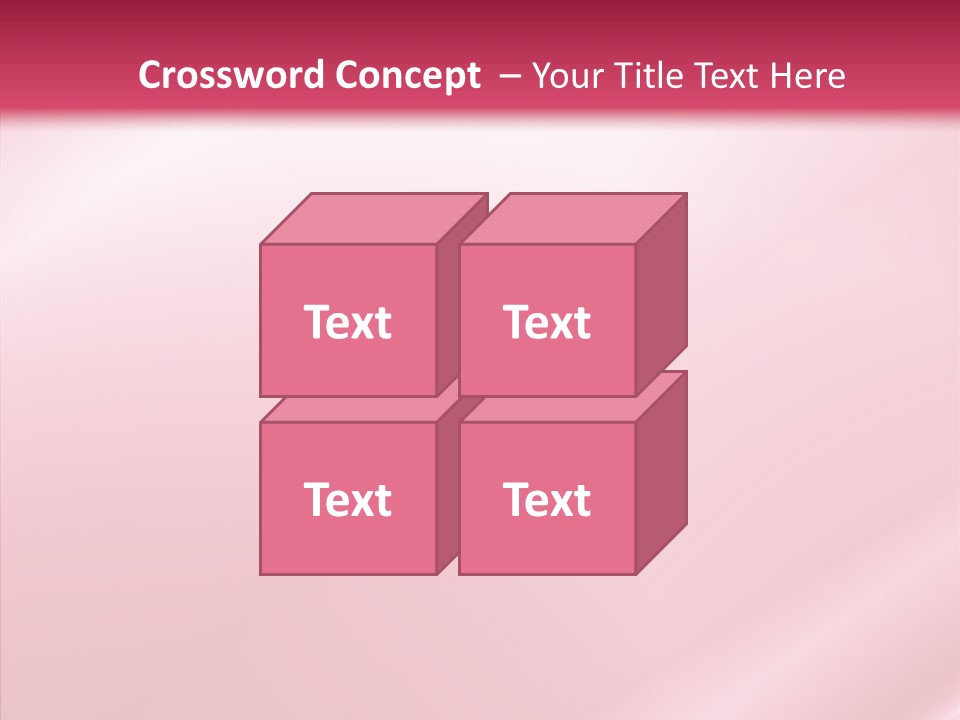 Lines Style Pink PowerPoint Template