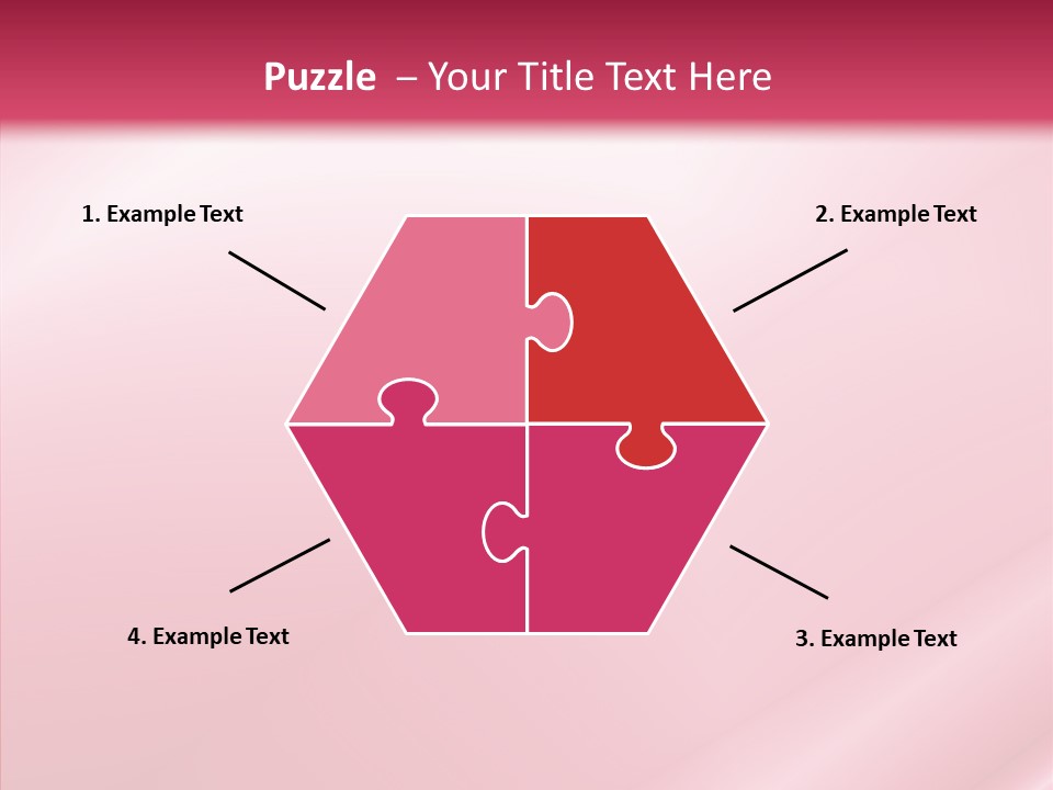 Lines Style Pink PowerPoint Template