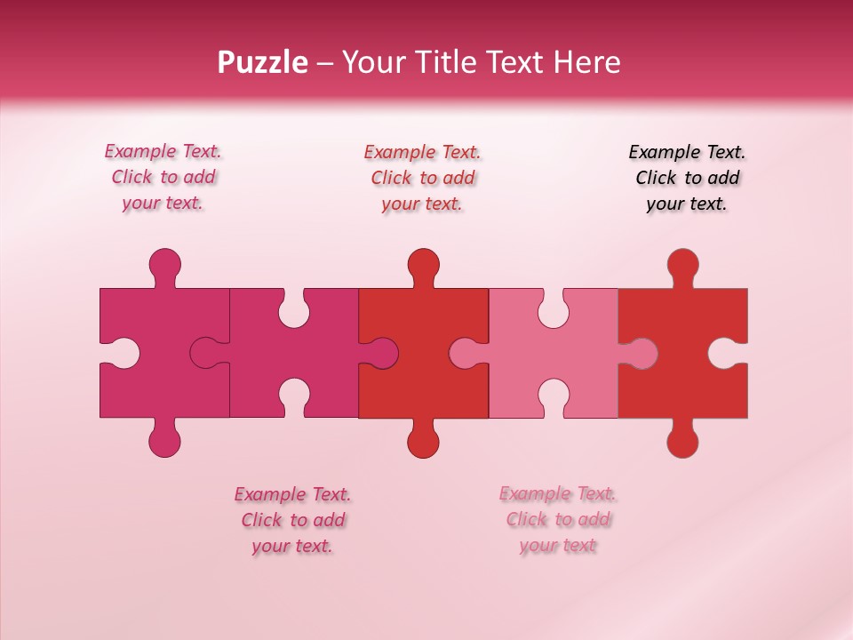 Lines Style Pink PowerPoint Template
