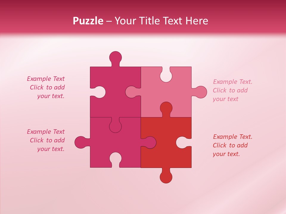 Lines Style Pink PowerPoint Template