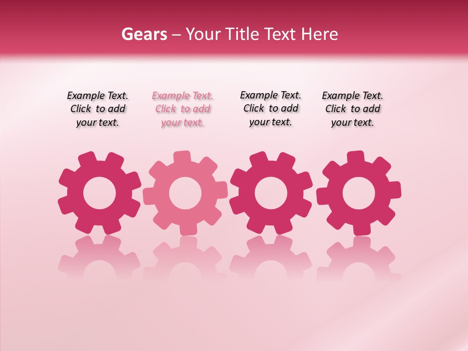 Lines Style Pink PowerPoint Template