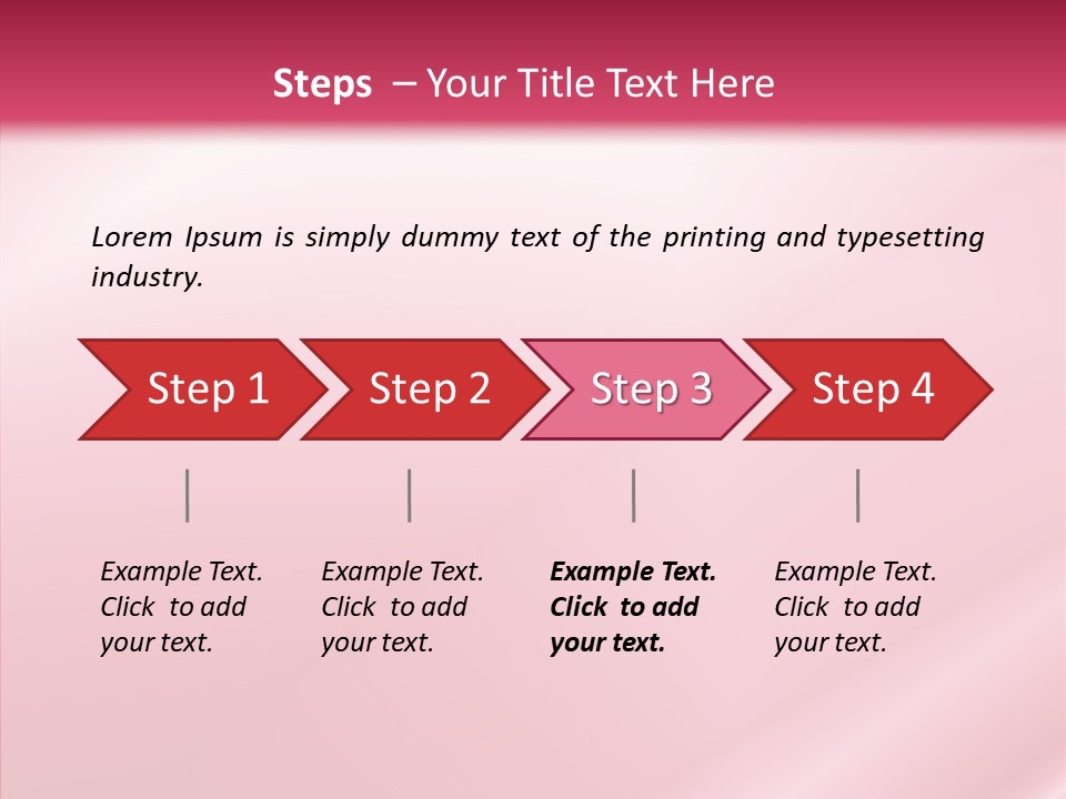 Lines Style Pink PowerPoint Template