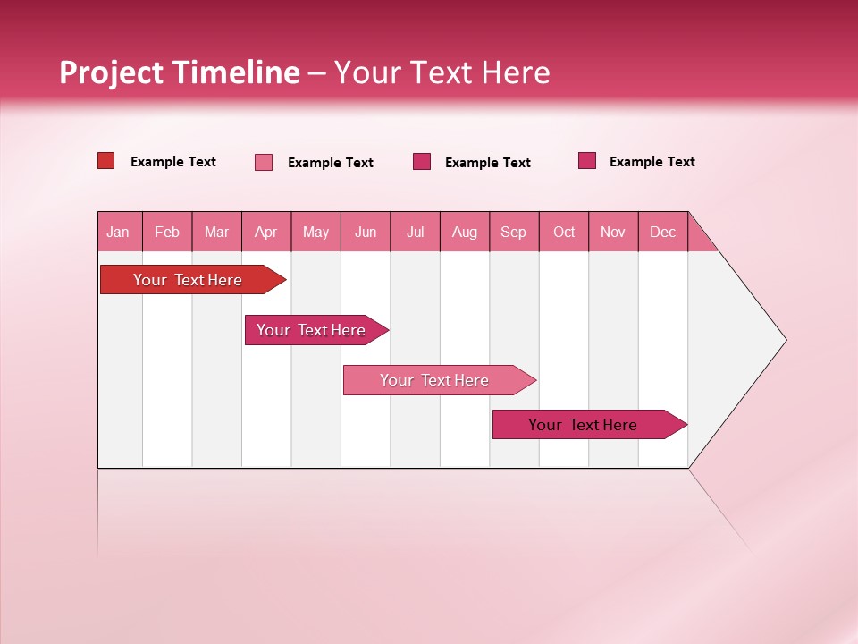 Lines Style Pink PowerPoint Template