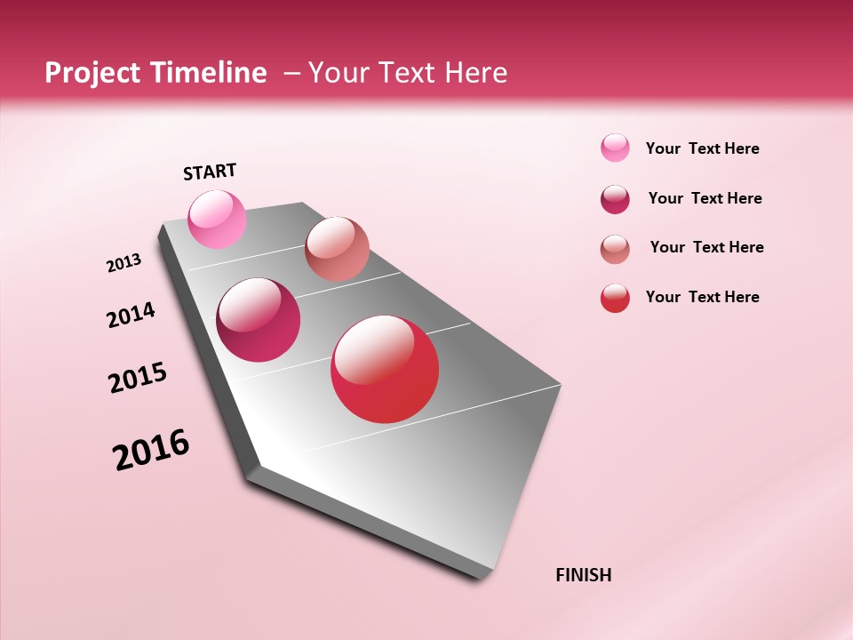 Lines Style Pink PowerPoint Template