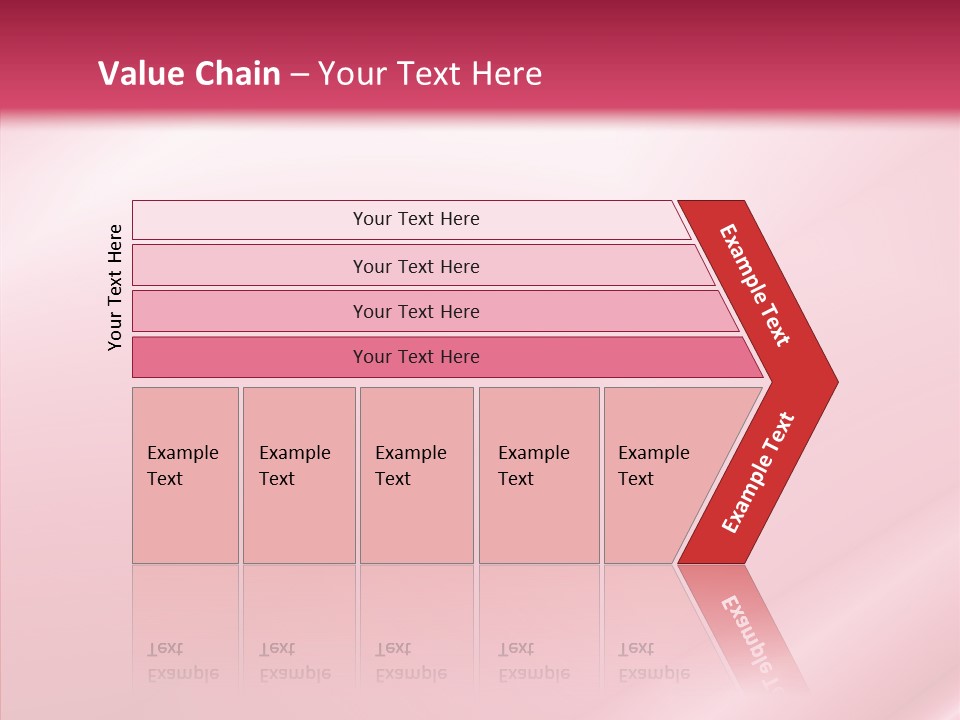 Lines Style Pink PowerPoint Template
