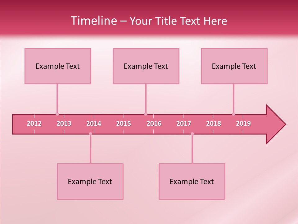 Lines Style Pink PowerPoint Template