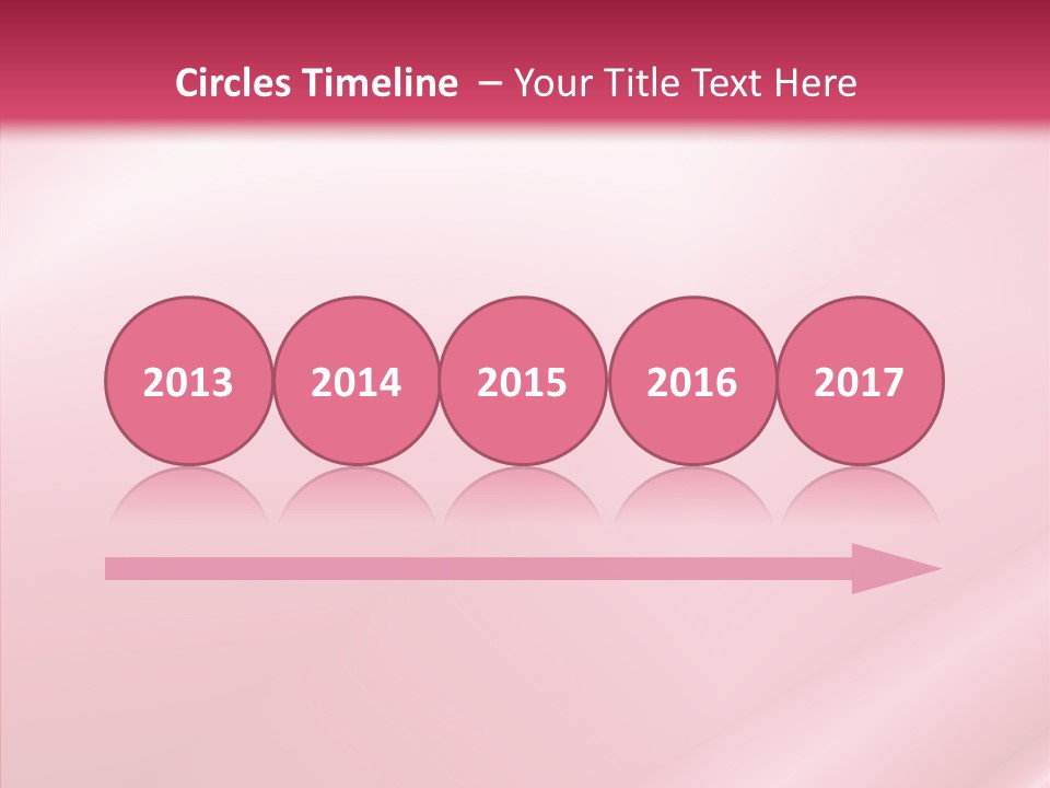 Lines Style Pink PowerPoint Template