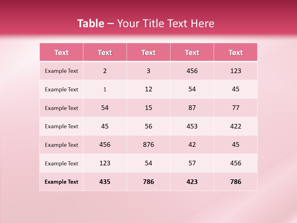 Lines Style Pink PowerPoint Template