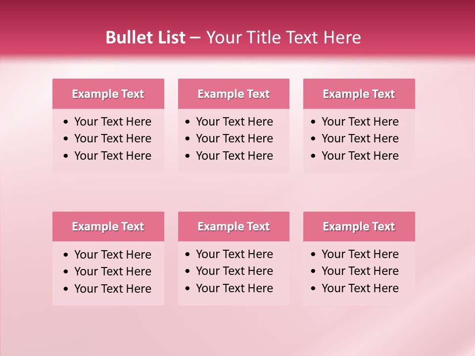 Lines Style Pink PowerPoint Template