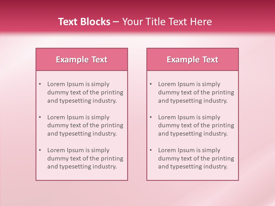 Lines Style Pink PowerPoint Template