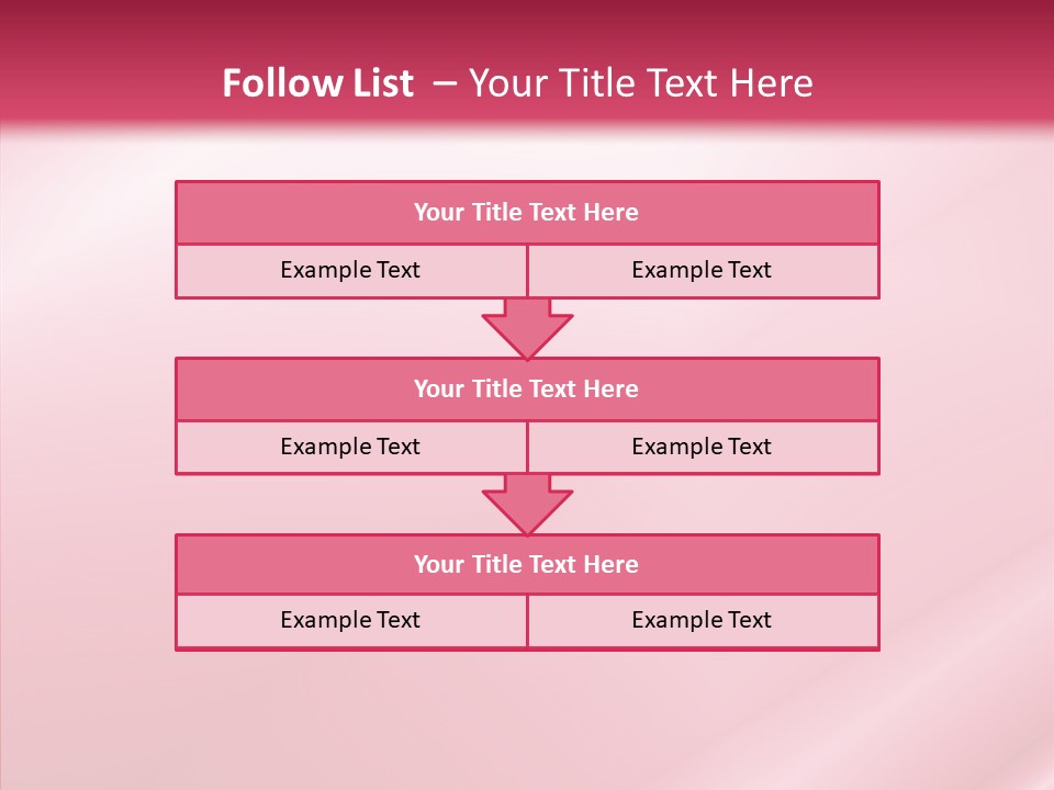 Lines Style Pink PowerPoint Template