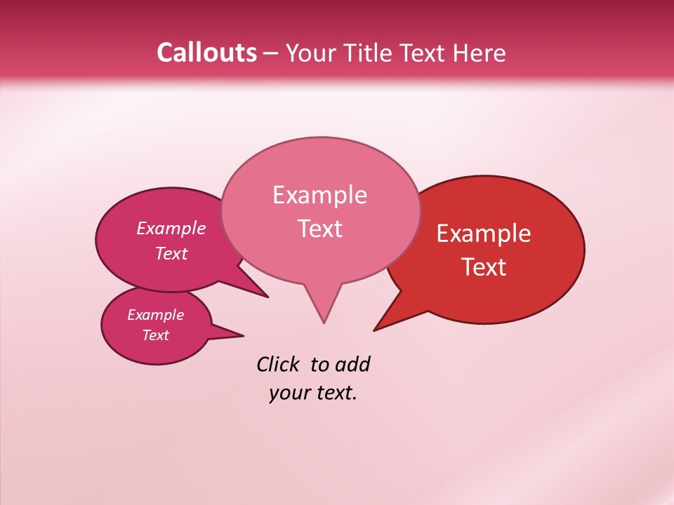 Lines Style Pink PowerPoint Template