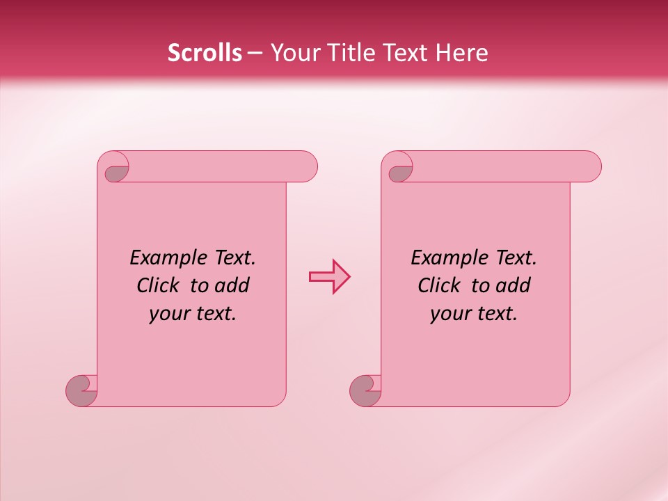 Lines Style Pink PowerPoint Template