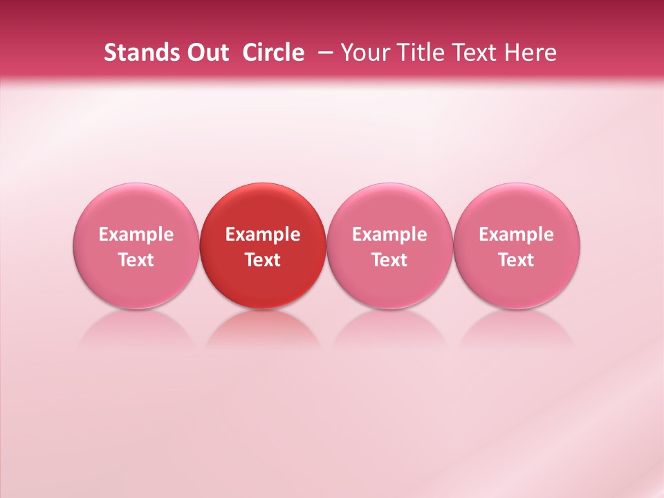 Lines Style Pink PowerPoint Template