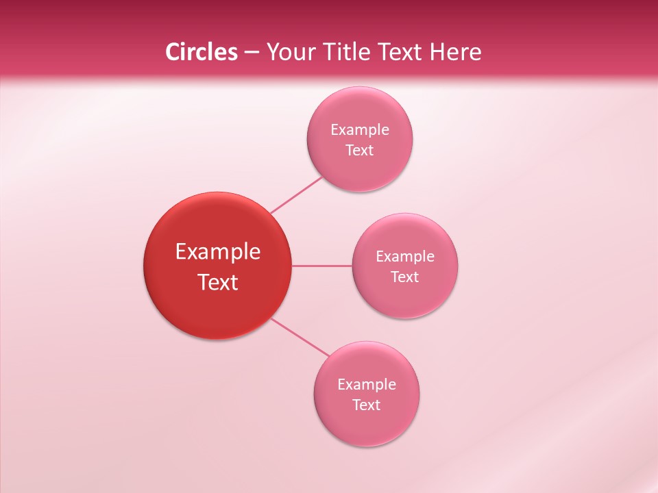 Lines Style Pink PowerPoint Template