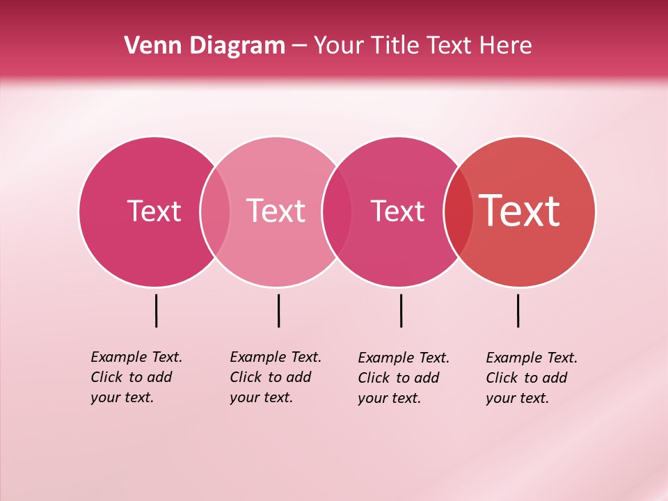 Lines Style Pink PowerPoint Template