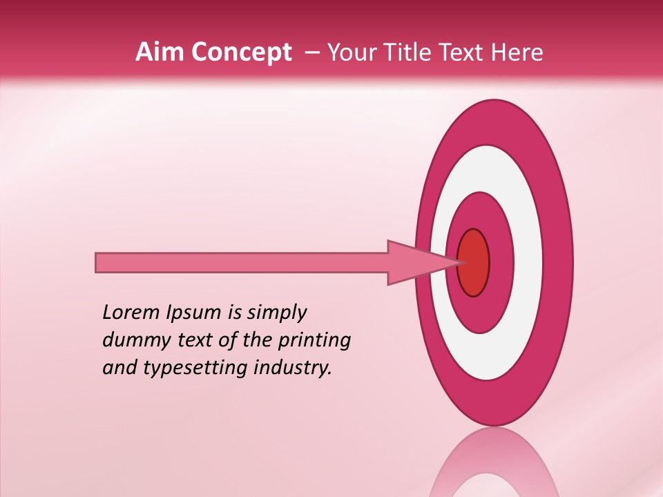Lines Style Pink PowerPoint Template