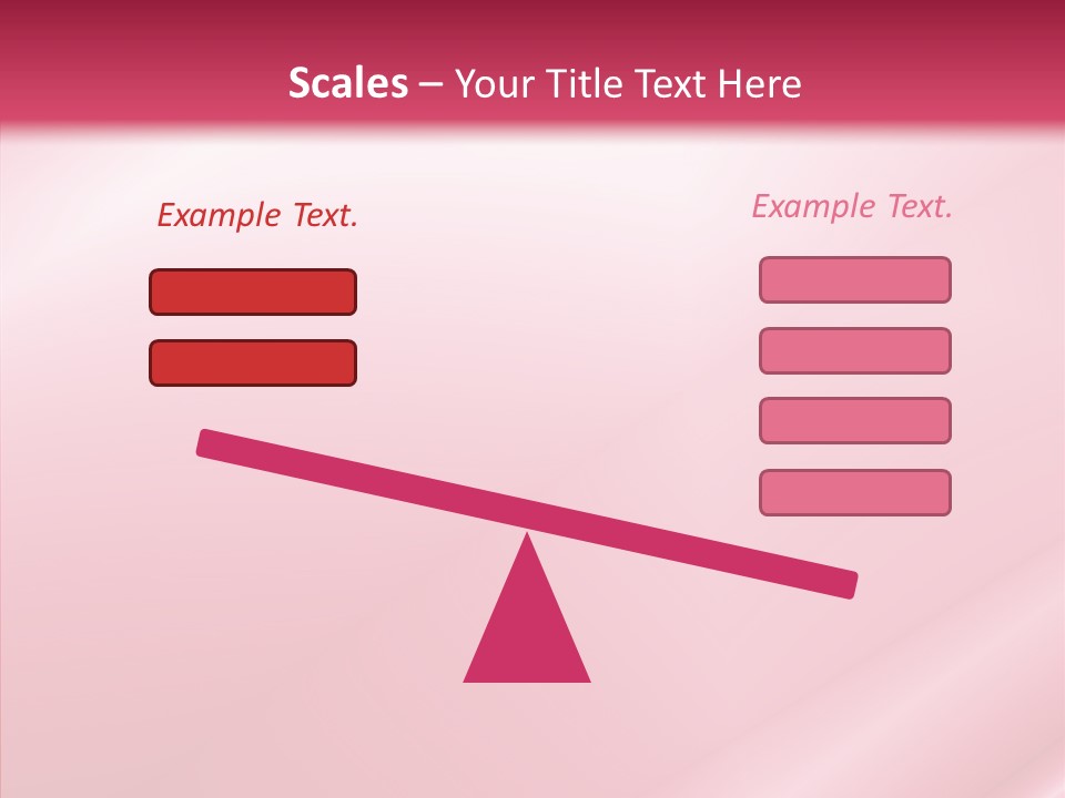 Lines Style Pink PowerPoint Template