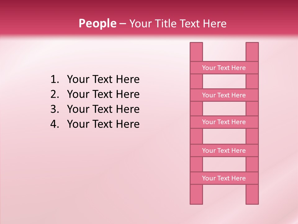 Lines Style Pink PowerPoint Template
