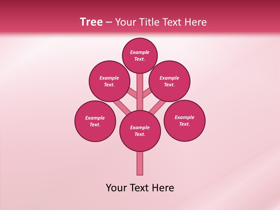 Lines Style Pink PowerPoint Template