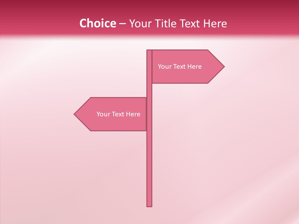 Lines Style Pink PowerPoint Template