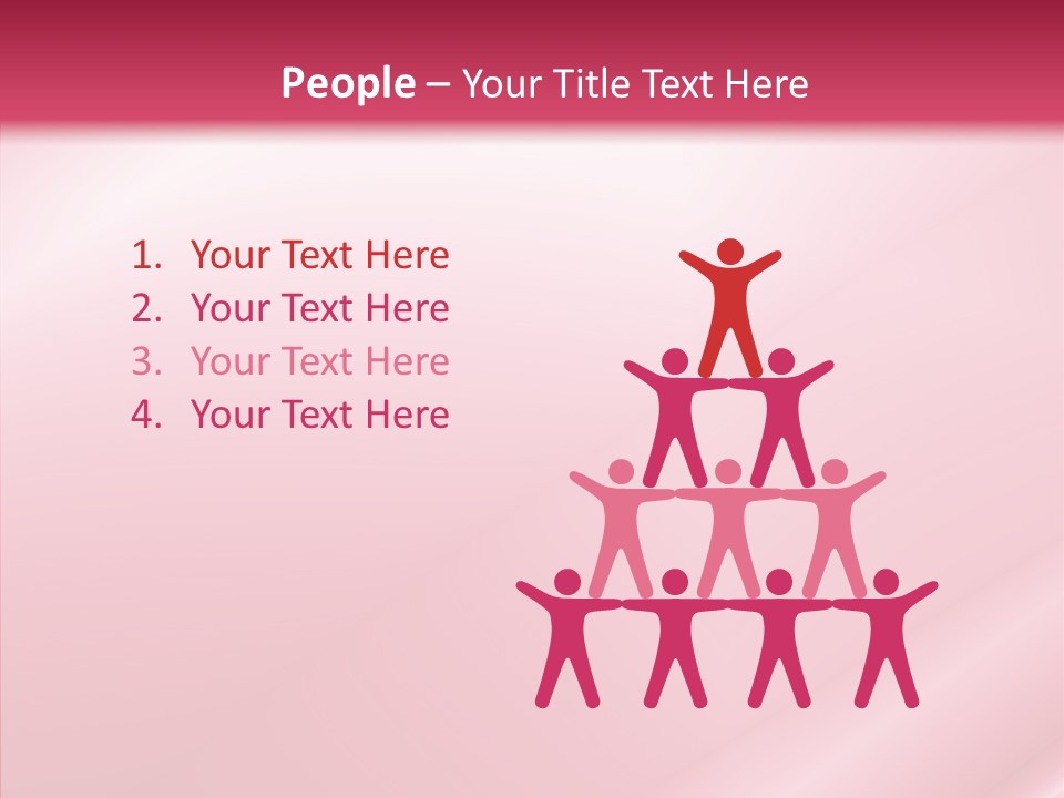 Lines Style Pink PowerPoint Template