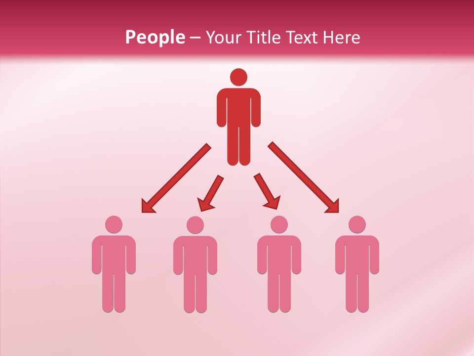 Lines Style Pink PowerPoint Template