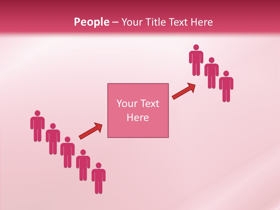 Lines Style Pink PowerPoint Template