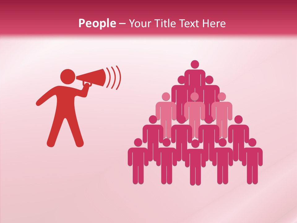 Lines Style Pink PowerPoint Template