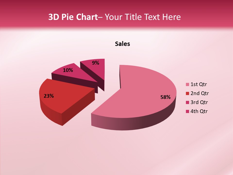 Lines Style Pink PowerPoint Template