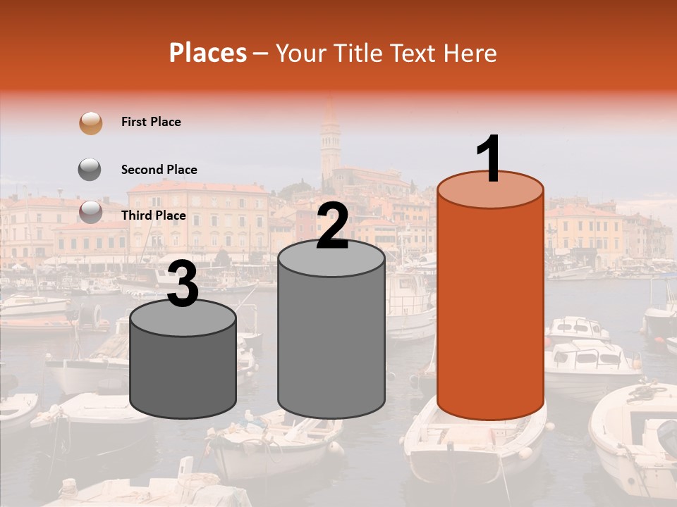 Dock Mediterranean City PowerPoint Template