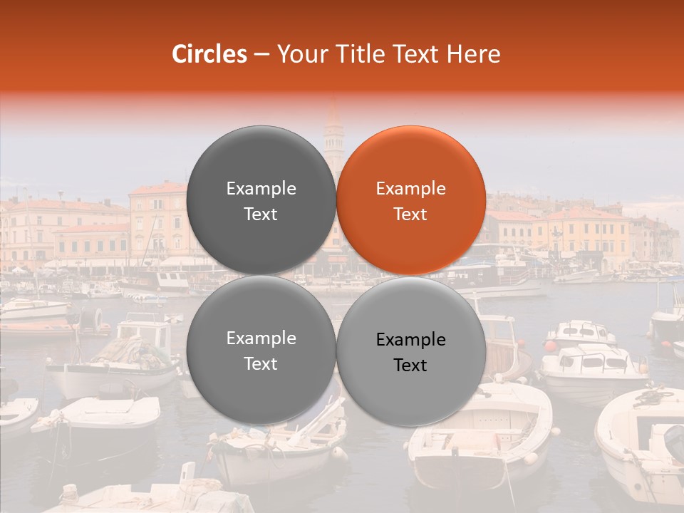 Dock Mediterranean City PowerPoint Template