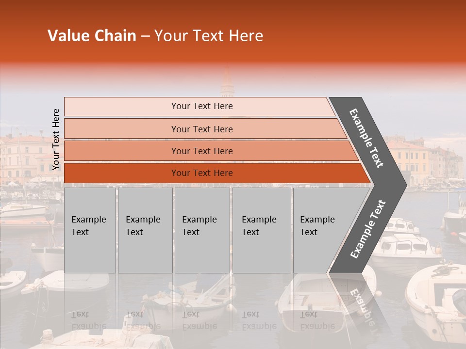Dock Mediterranean City PowerPoint Template