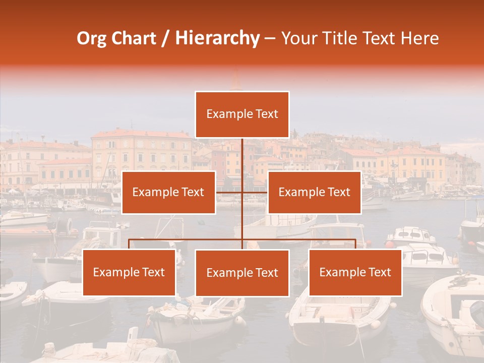 Dock Mediterranean City PowerPoint Template