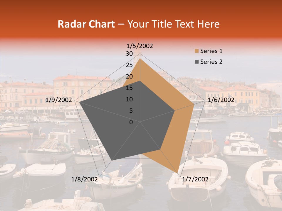 Dock Mediterranean City PowerPoint Template