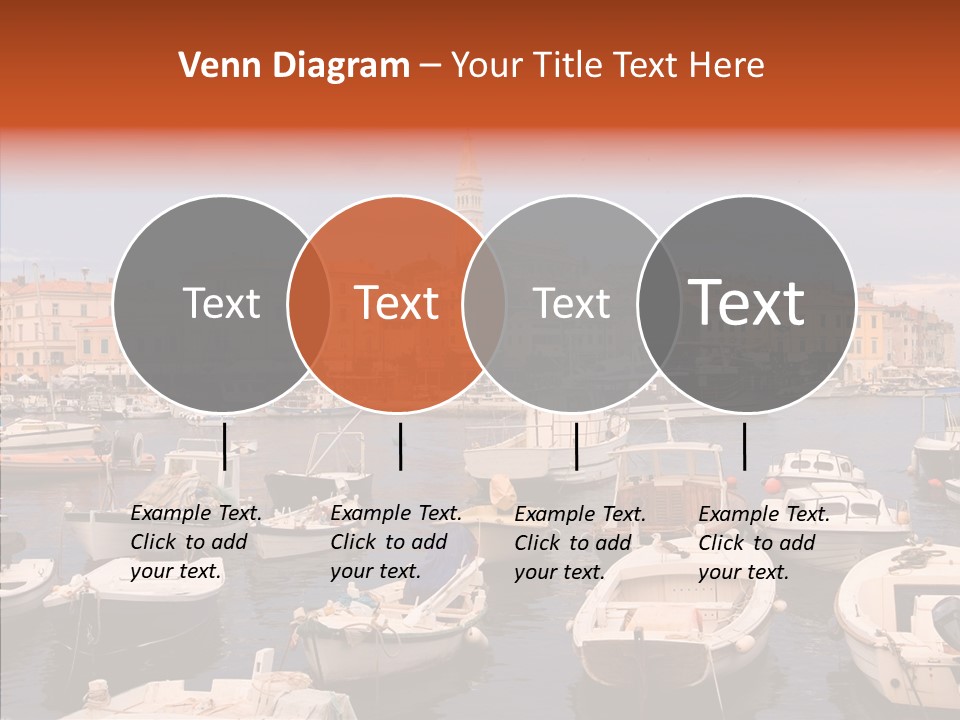 Dock Mediterranean City PowerPoint Template