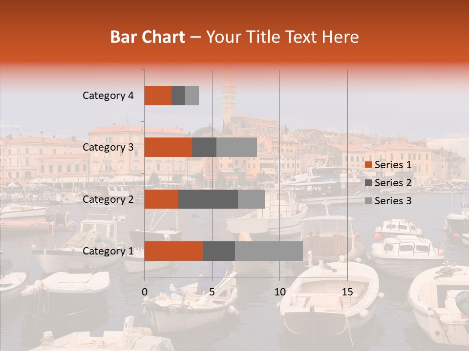 Dock Mediterranean City PowerPoint Template
