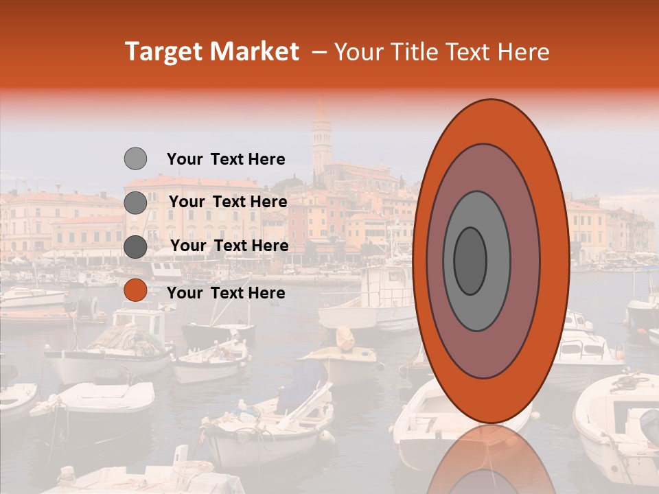 Dock Mediterranean City PowerPoint Template