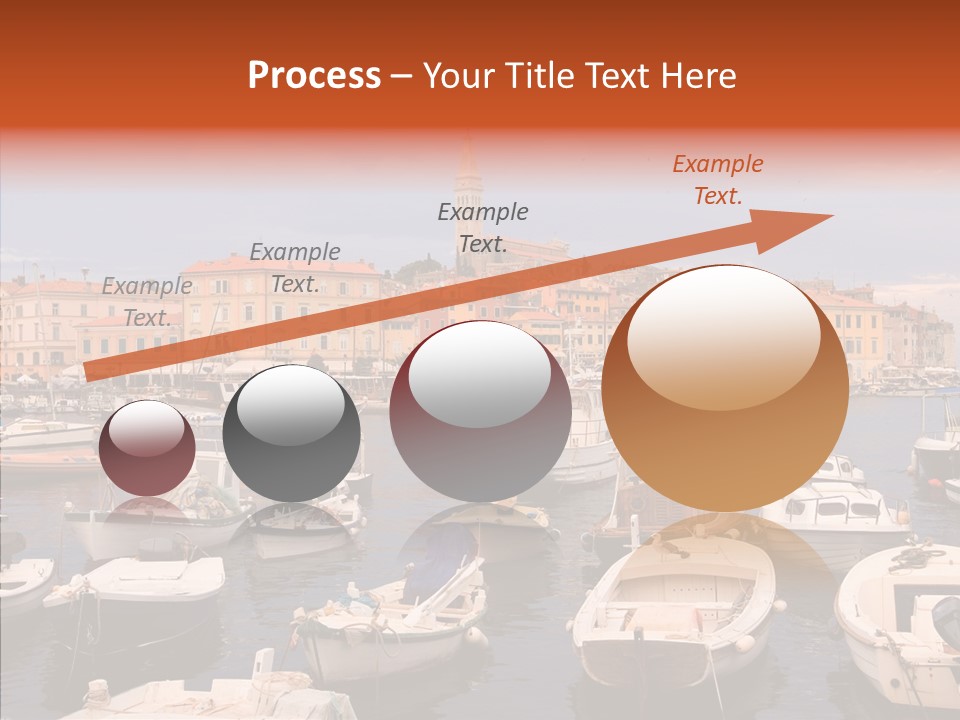 Dock Mediterranean City PowerPoint Template