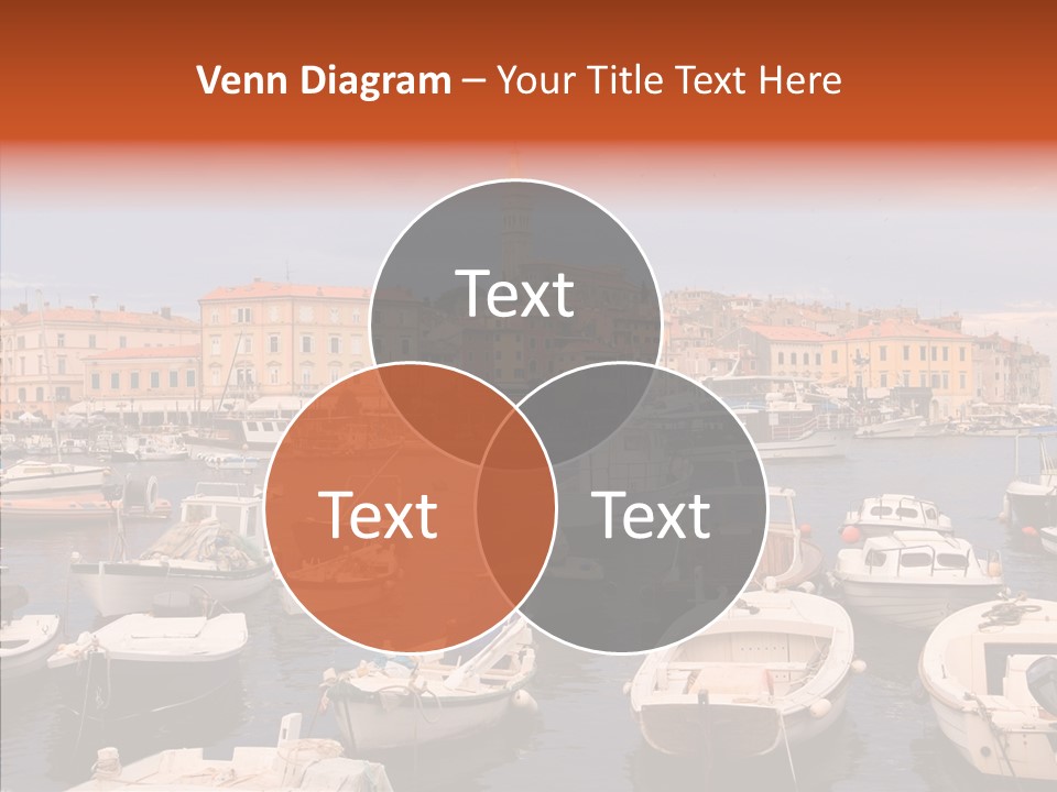 Dock Mediterranean City PowerPoint Template
