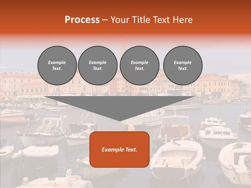 Dock Mediterranean City PowerPoint Template