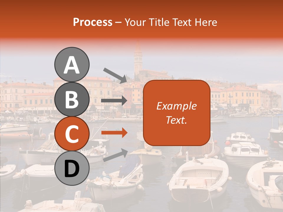 Dock Mediterranean City PowerPoint Template